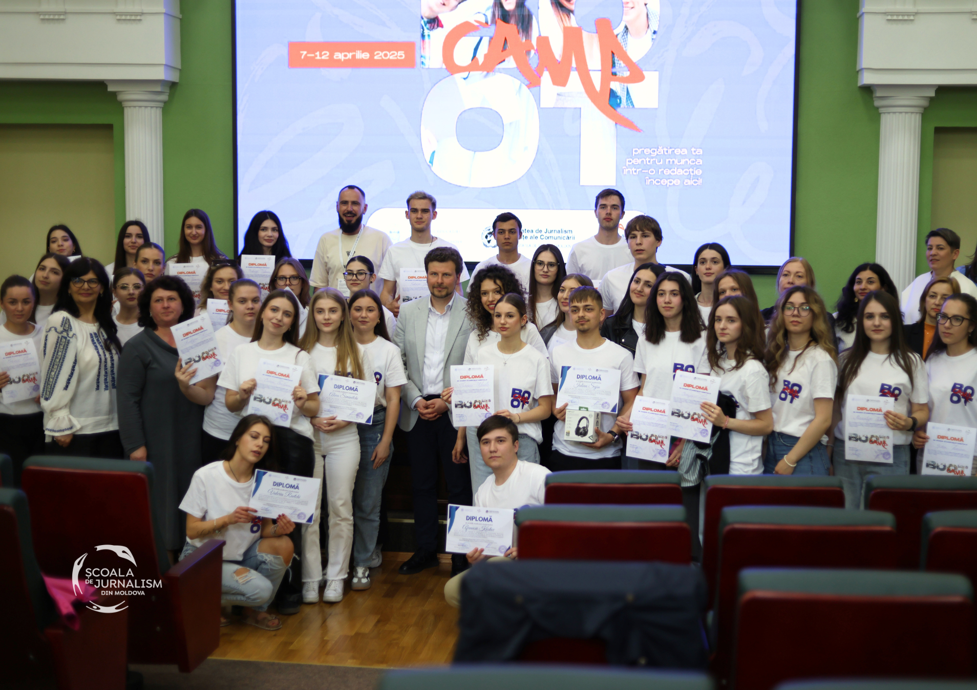 Cele mai bune titluri și știri - cap de afiș la festivitatea de premiere a participanților BootCamp